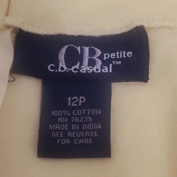 C.B. Casual Yellow Tank Dress Seahorse Print - Picture 5 of 5